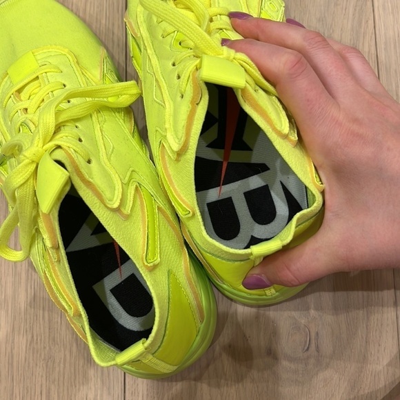 Victoria Beckham x Reebok | Neon Yellow Bolton Sock Sneaker - EU 41/UK 7.5 - Picture 8 of 8